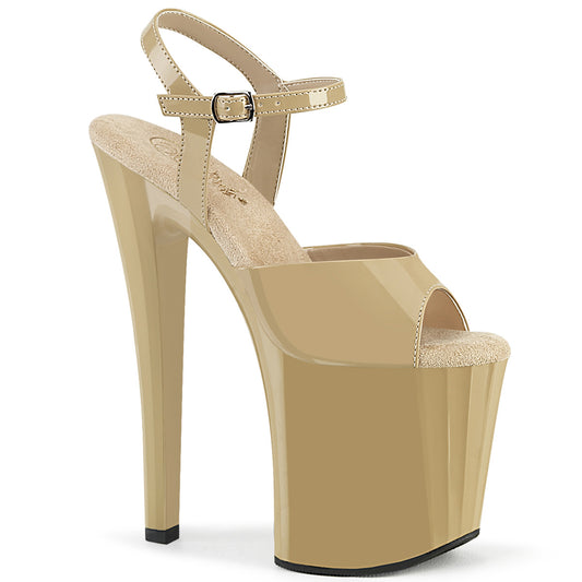 Pleaser   ENCHANT-709 crema pat/crema