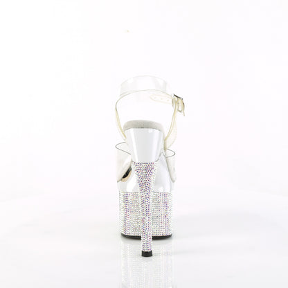 Pleaser  Sandali ESTEEM-708dm CLR/SLV Chrome-SLV AB RS