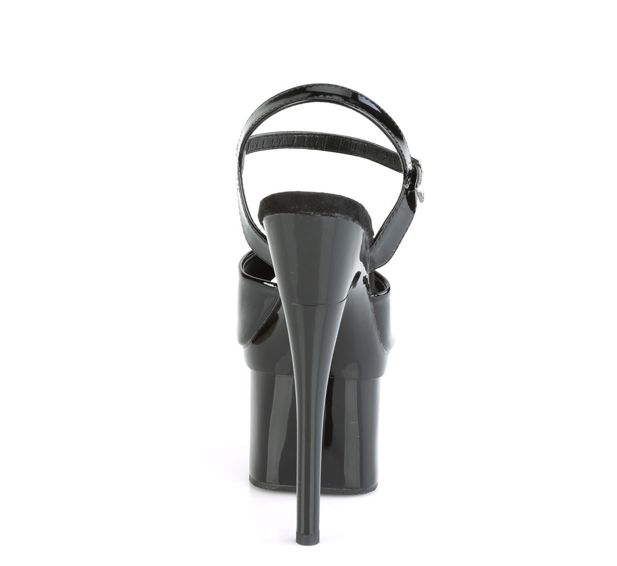 Pleaser Sandali da donna ESTEEM-709 BLK PAT / BLK