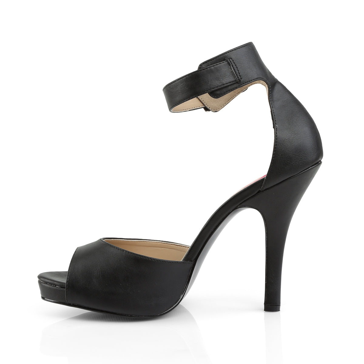 Pleaser Pink Label Pompe da donna EVE-02 Blk in ecopelle