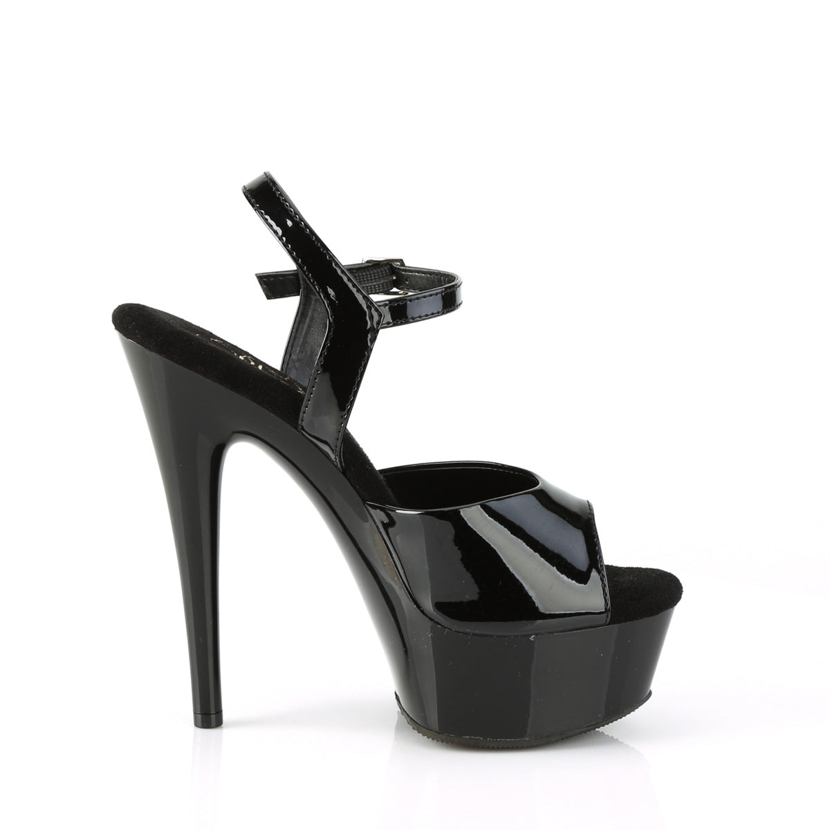 Pleaser  Sandali EXCITE-609 BLK PAT / BLK