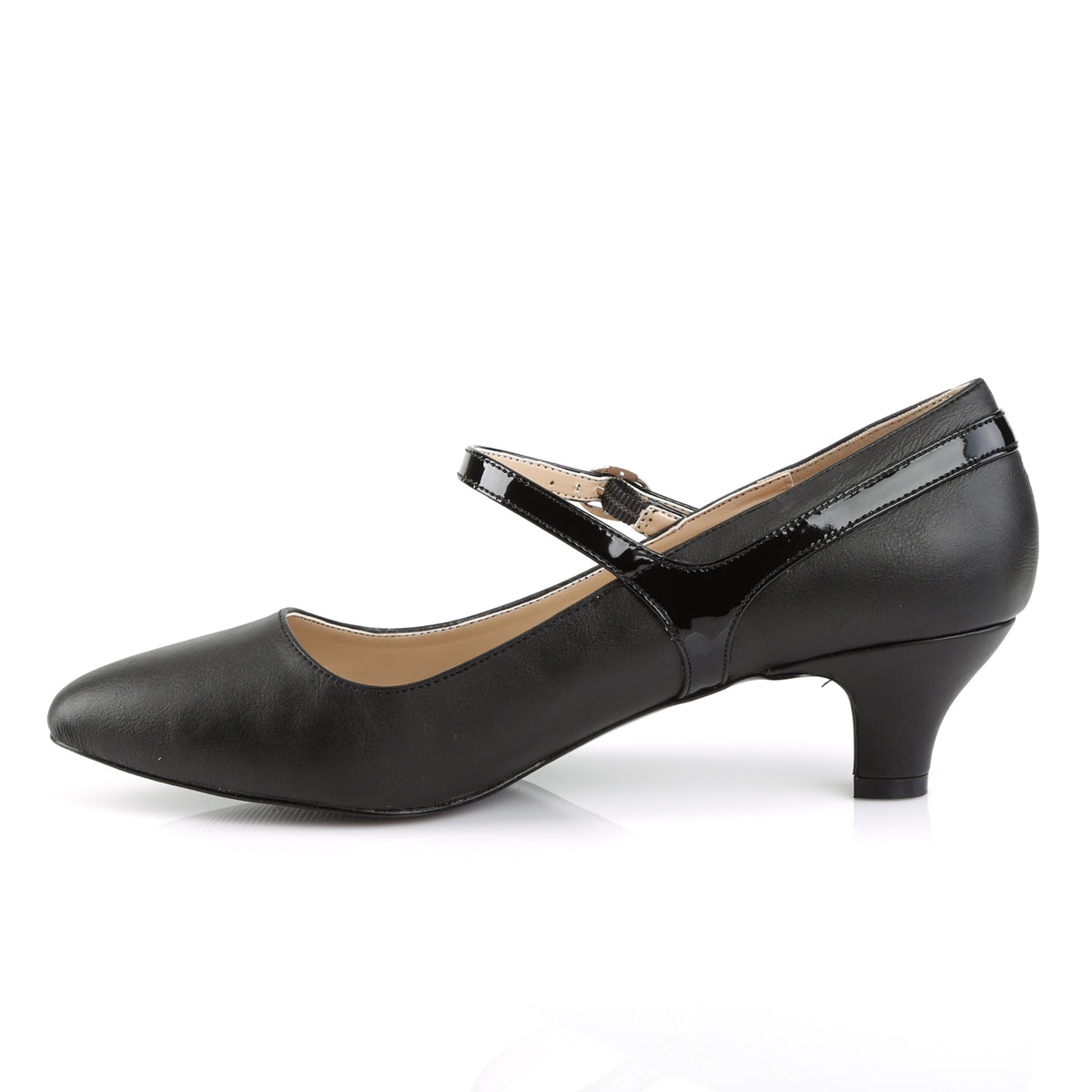 Pleaser Pink Label Pompe da donna FAB-425 BLK Faux Pelle-PAT