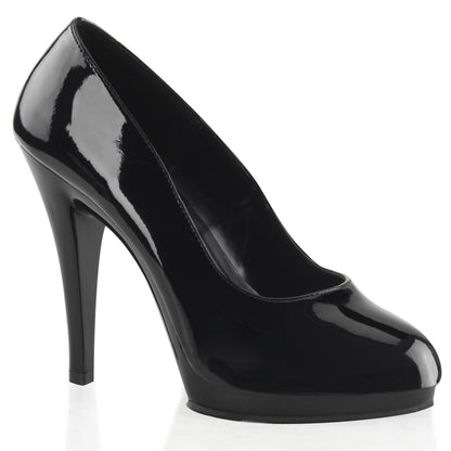 Pleaser Pink Label Womens Pumps FLAIR-480 Blk/Blk