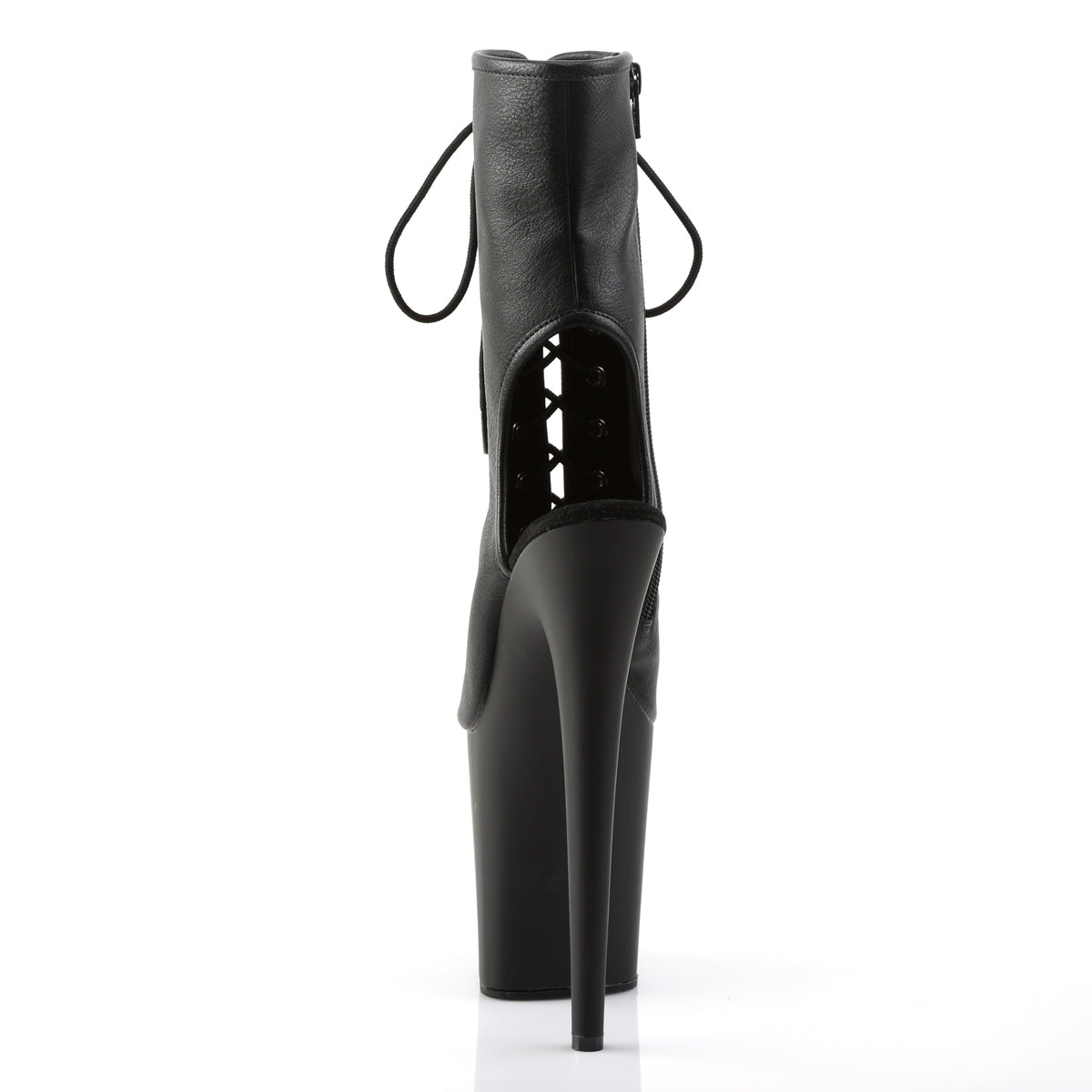 Pleaser Stivaletti da donna FLAMINGO-1016 BLK Pelle ecopelle / Blk Matte