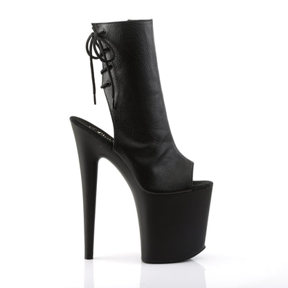 Pleaser Stivaletti da donna FLAMINGO-1018 BLK in ecopelle / BLK opaco
