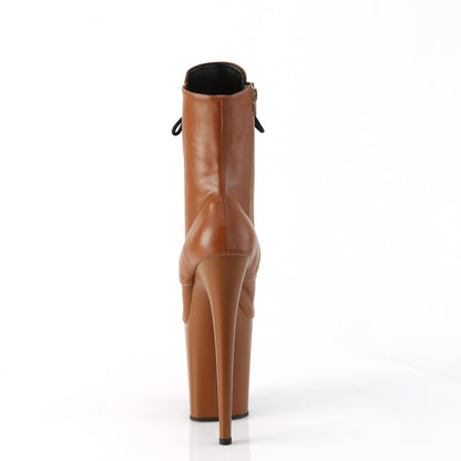 Pleaser   FLAMINGO-1020 Caramel Fuce in pelle/caramello opaco