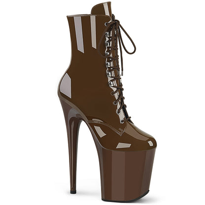 Pleaser   FLAMINGO-1020 Mocha Pat/Mocha