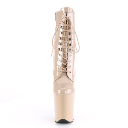 Pleaser Stivaletti da donna FLAMINGO-1020 Nude Pat / Nude