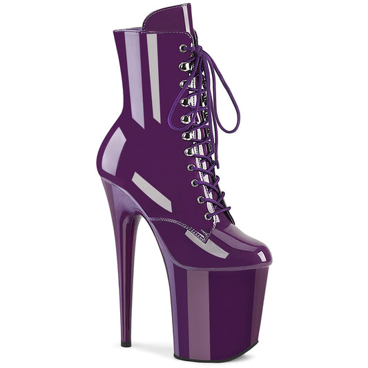 Pleaser Women's Platform Shoes FLAMINGO-1020 Purple Pat/Purple