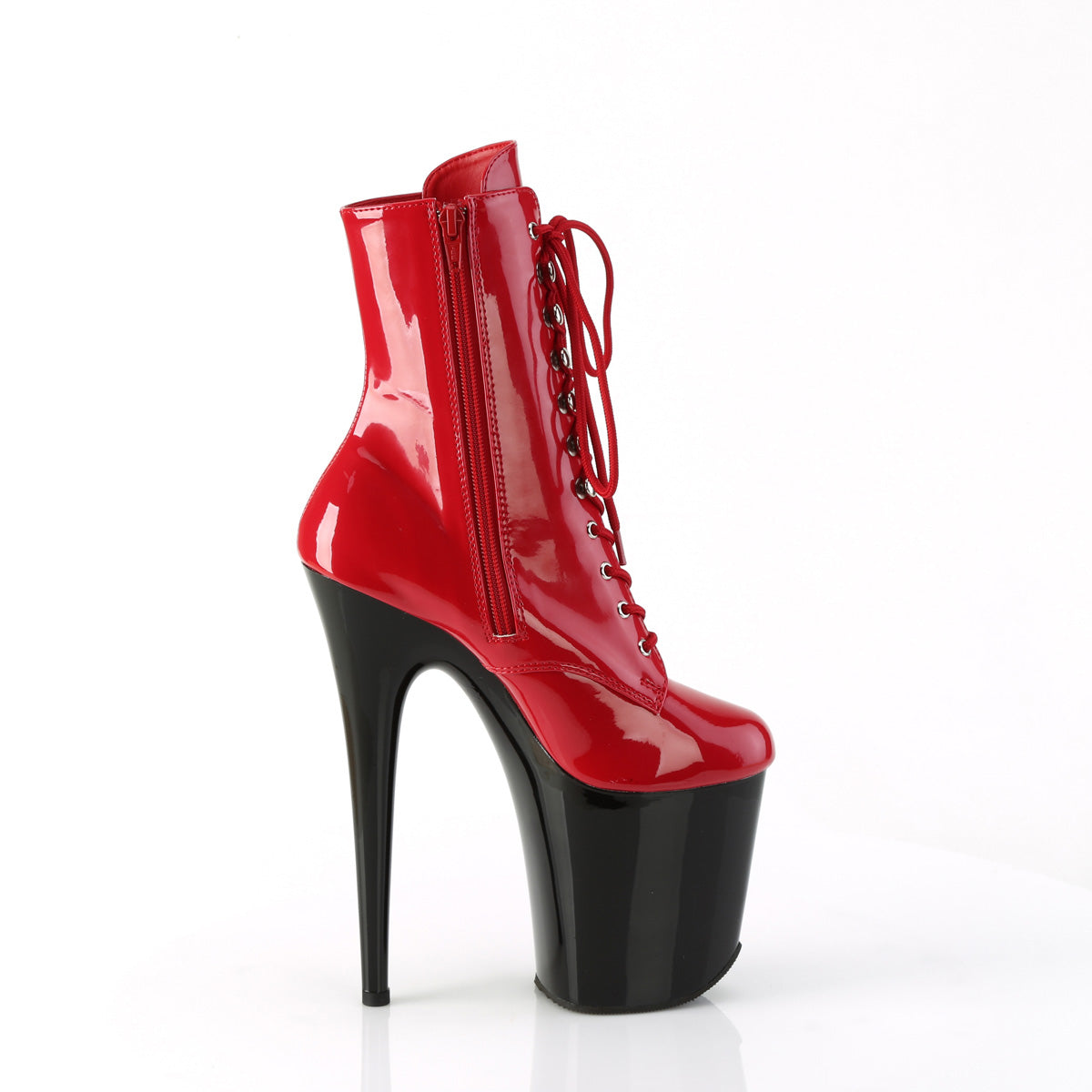 Pleaser   FLAMINGO-1020 Red Pat/BLK