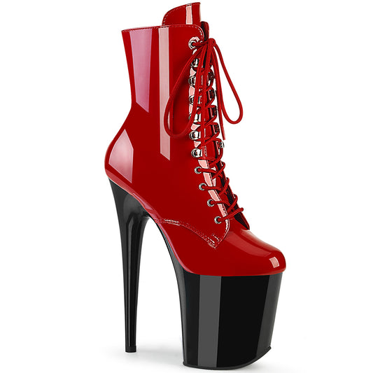 Pleaser   FLAMINGO-1020 Red Pat/BLK