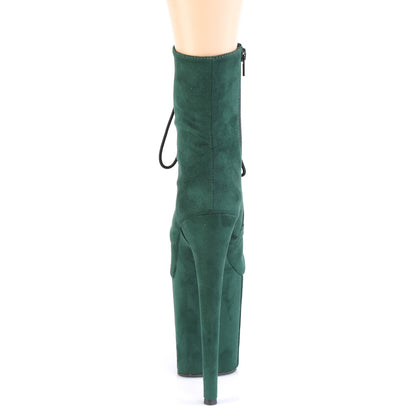 Pleaser Stivaletti da donna FLAMINGO-1020FS Emerald Green F. Suede / Emerald Green F.Suede