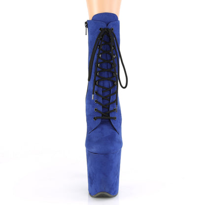 Pleaser Stivaletti da donna FLAMINGO-1020FS Royal Blue Faux Suede Suede / Royal Blue Faux Suede