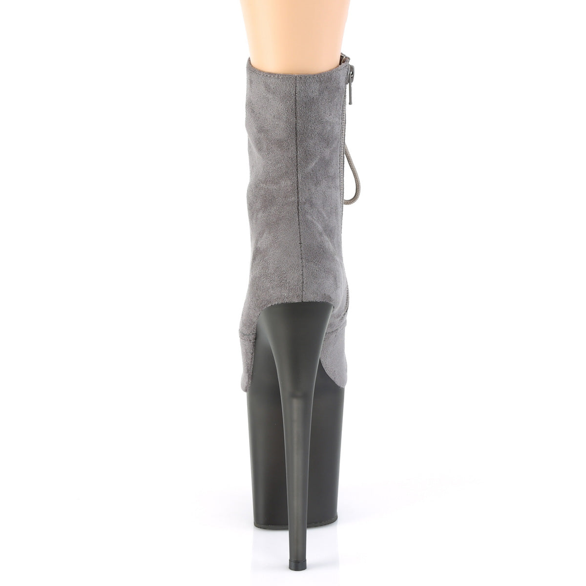 Pleaser Stivaletti da donna FLAMINGO-1020Fst grigio in finto scamosciato / grigio smerigliato