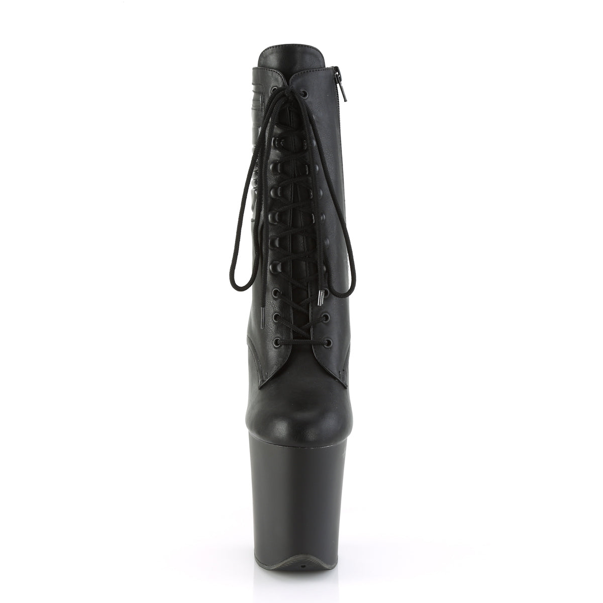 Pleaser Stivaletti da donna FLAMINGO-1020PK BLK PELLE PELLE / BLK MATTE