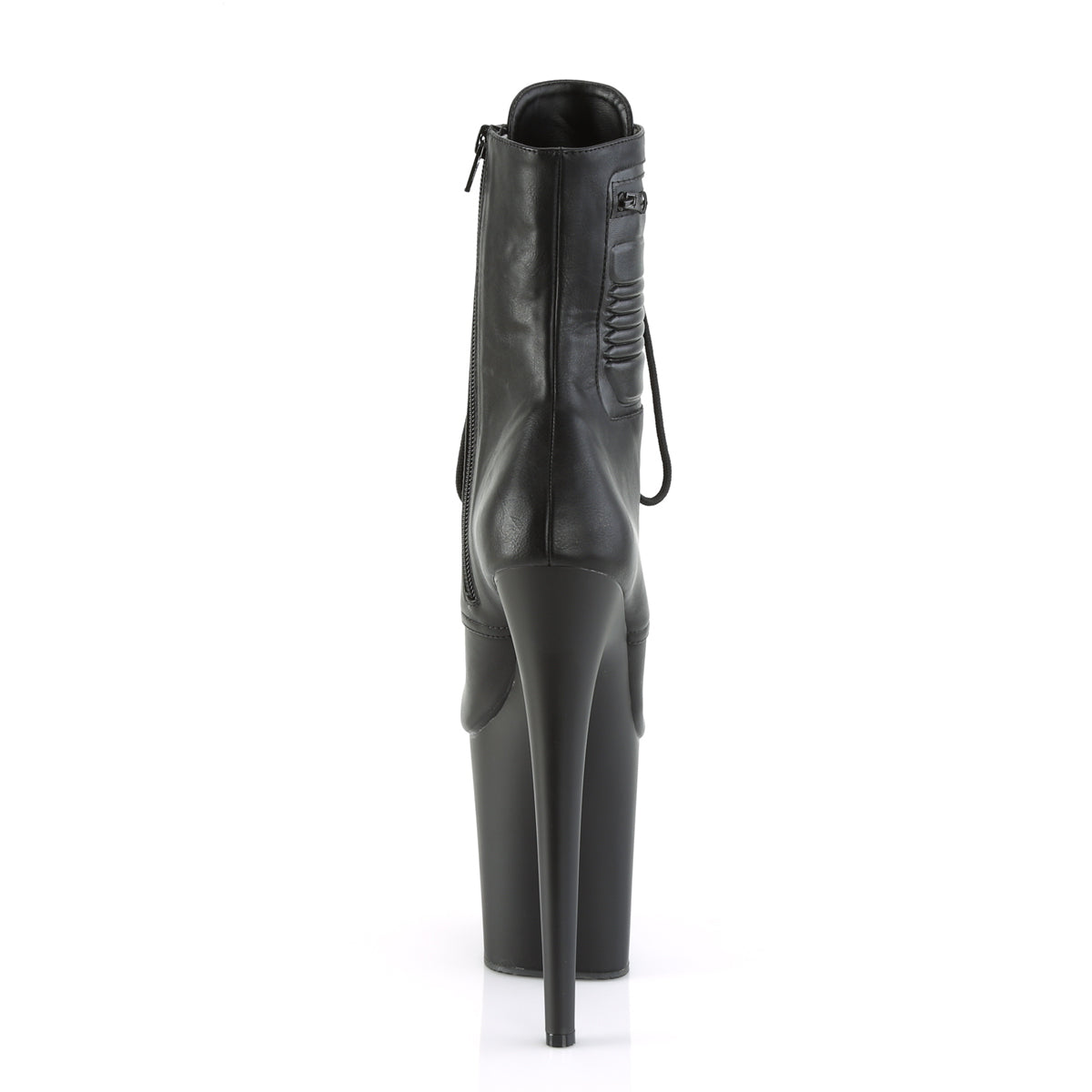 Pleaser Stivaletti da donna FLAMINGO-1020PK BLK PELLE PELLE / BLK MATTE