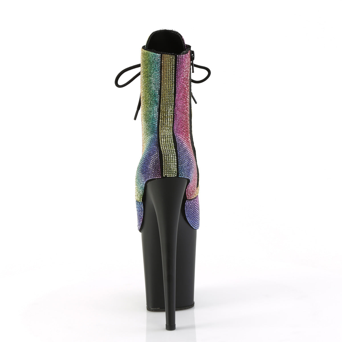 Pleaser  Stivali alla caviglia FLAMINGO-1020rs Rainbow RS/BLK Matte