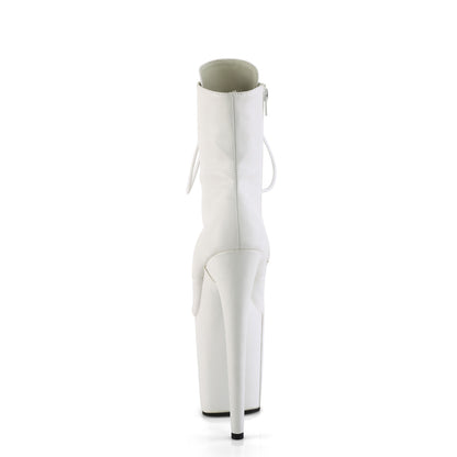 Pleaser   FLAMINGO-1020wr wht in finta pelle/wht in pelle finta