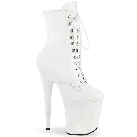 Pleaser   FLAMINGO-1020wr wht in finta pelle/wht in pelle finta