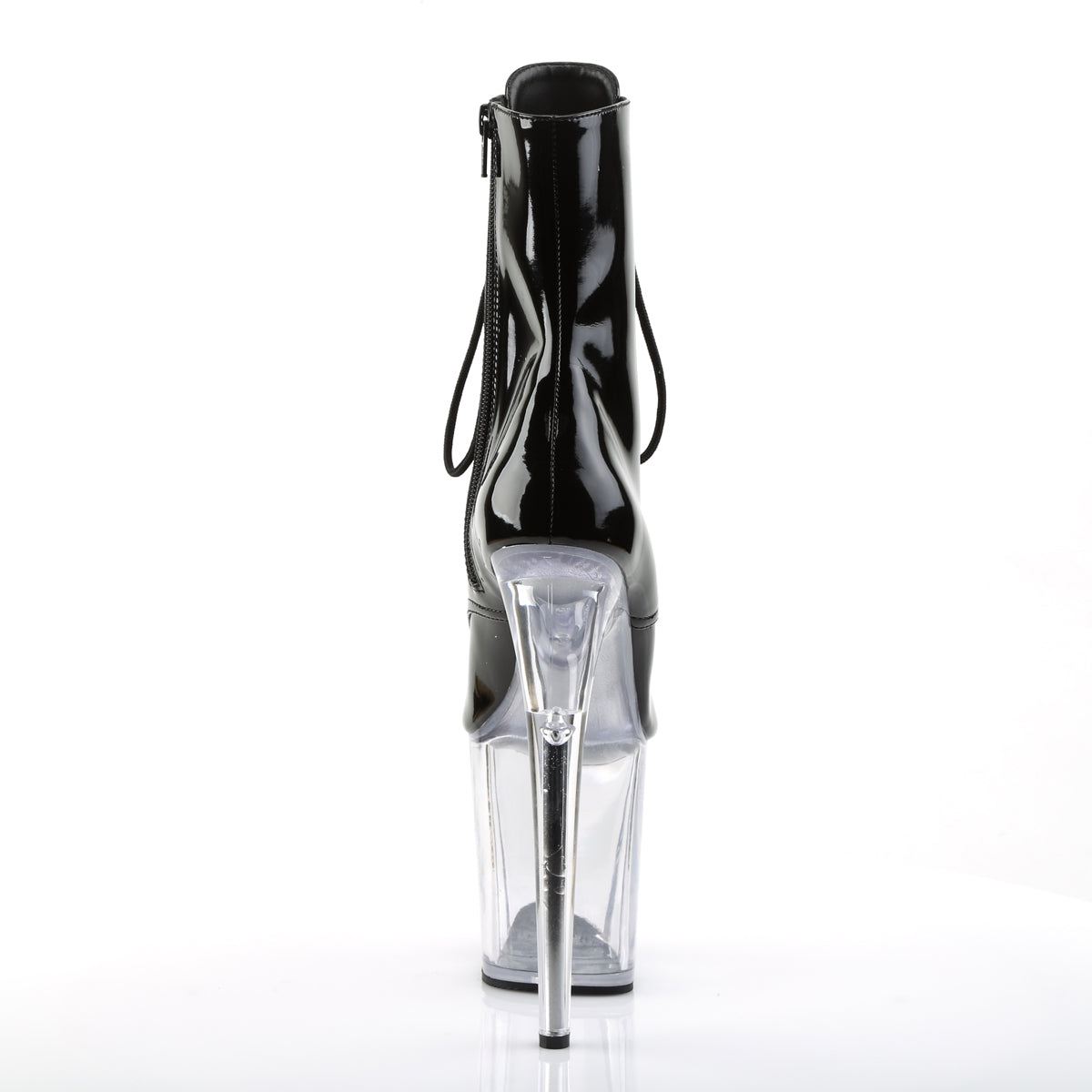 Pleaser Stivaletti da donna FLAMINGO-1021 BLK PAT / CLR