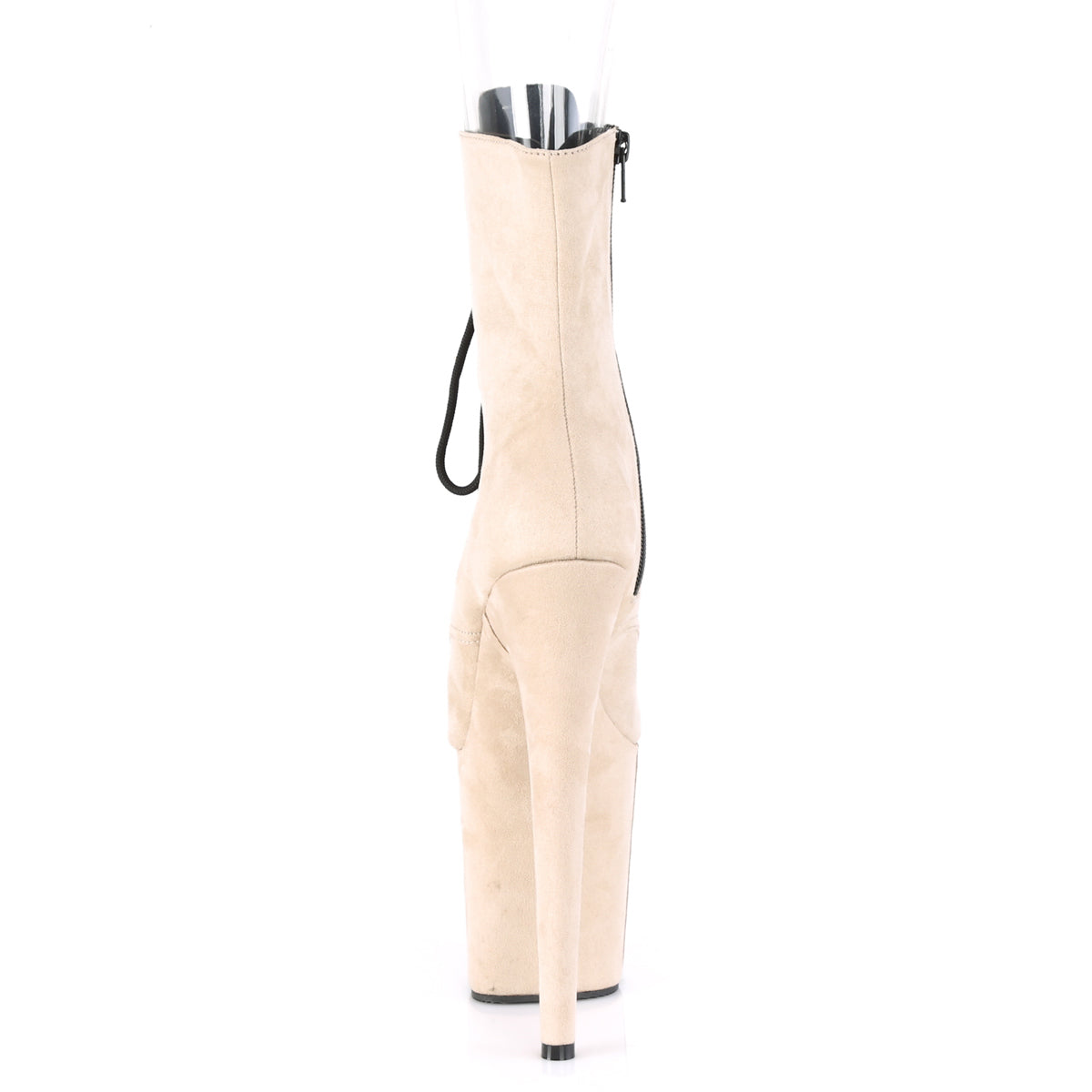 Pleaser Stivaletti da donna FLAMINGO-1021FS BEIGE FAUX Suede / Beige Faux Suede Suede