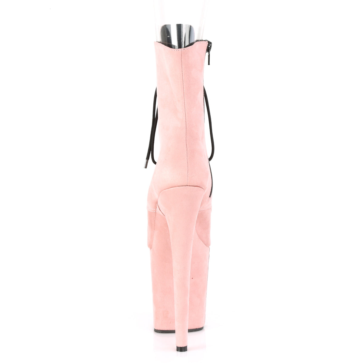 Pleaser Stivaletti da donna FLAMINGO-1021FS B. Pink Faux Suede / B. Pink Fex Suede