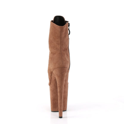 Pleaser  Stivaletti FLAMINGO-1021FS Caramel Faux Suede Suede / Caramel Faux Suede