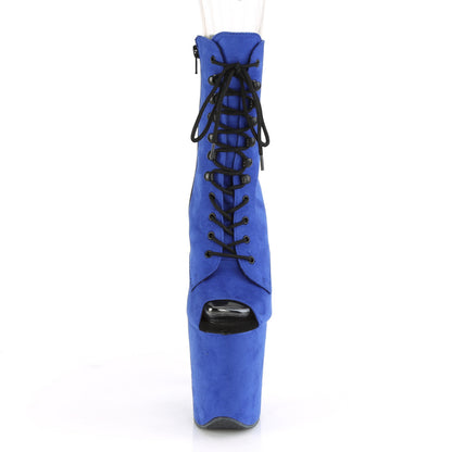 Pleaser Stivaletti da donna FLAMINGO-1021FS Royal Blue Faux Suede Suede / Royal Blue Faux Suede