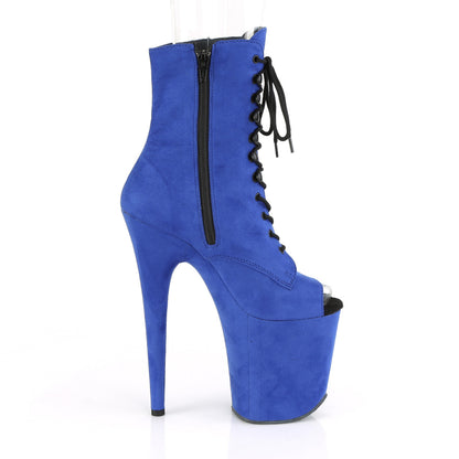 Pleaser Stivaletti da donna FLAMINGO-1021FS Royal Blue Faux Suede Suede / Royal Blue Faux Suede