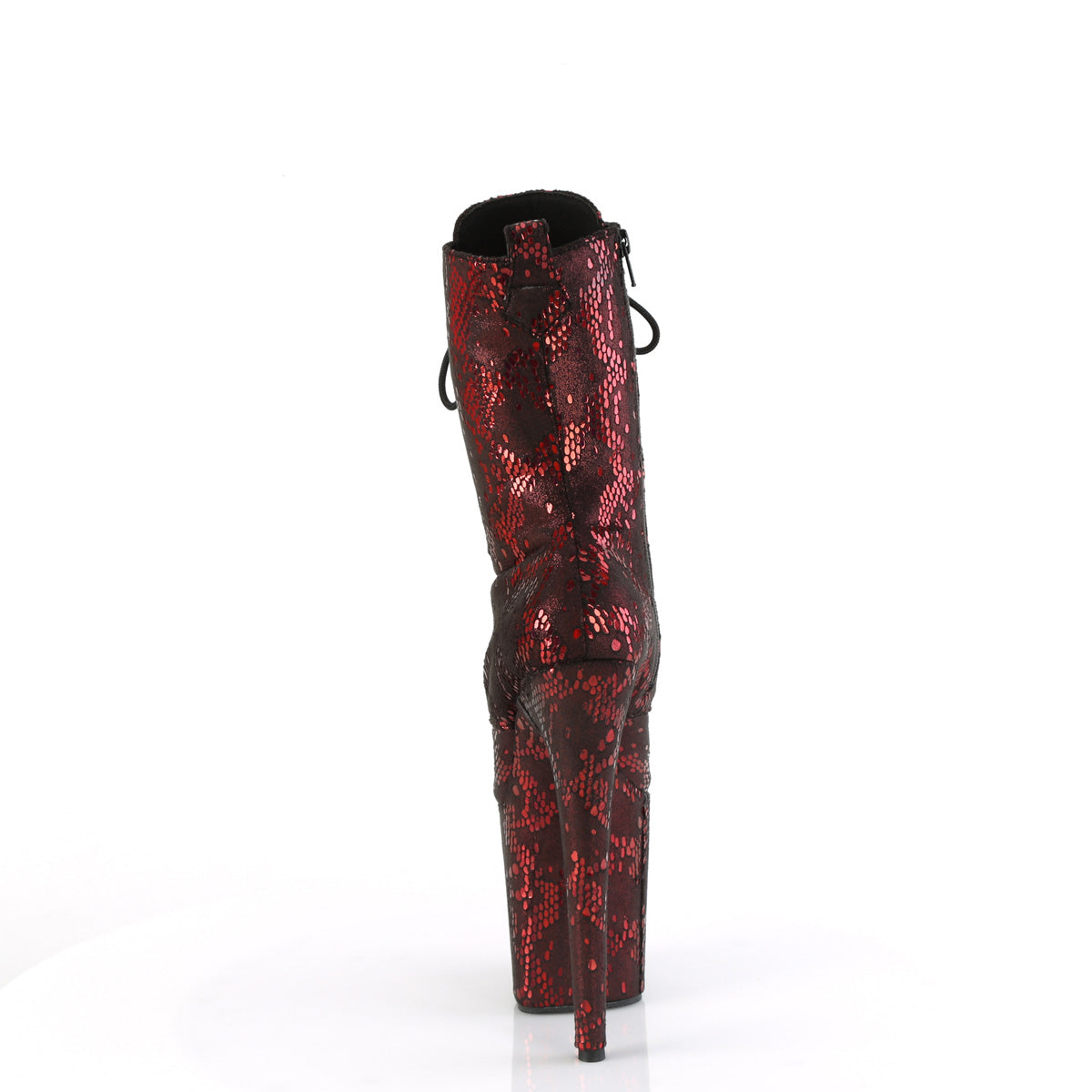 Pleaser   FLAMINGO-1040spf tessuto di stampa metallica rossa/m
