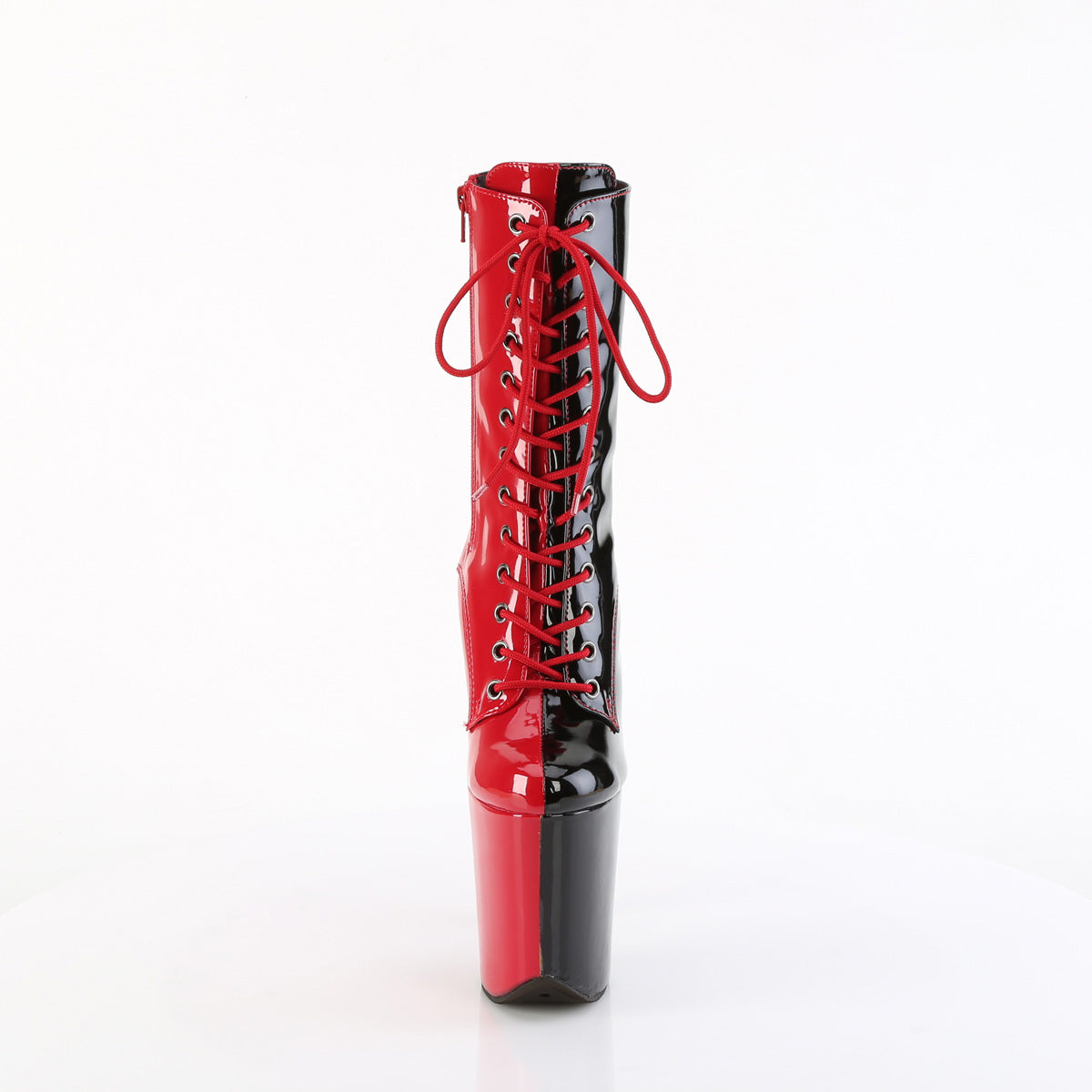 Pleaser   FLAMINGO-1040TT Red-Blk Pat/Red-Blk