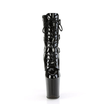 Pleaser   FLAMINGO-1043 blk pat/blk