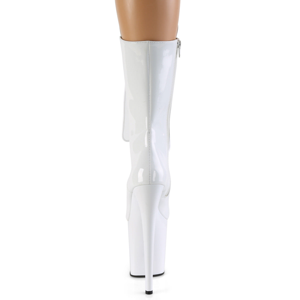 Pleaser Stivaletti da donna FLAMINGO-1050 WHT Pat / Wht