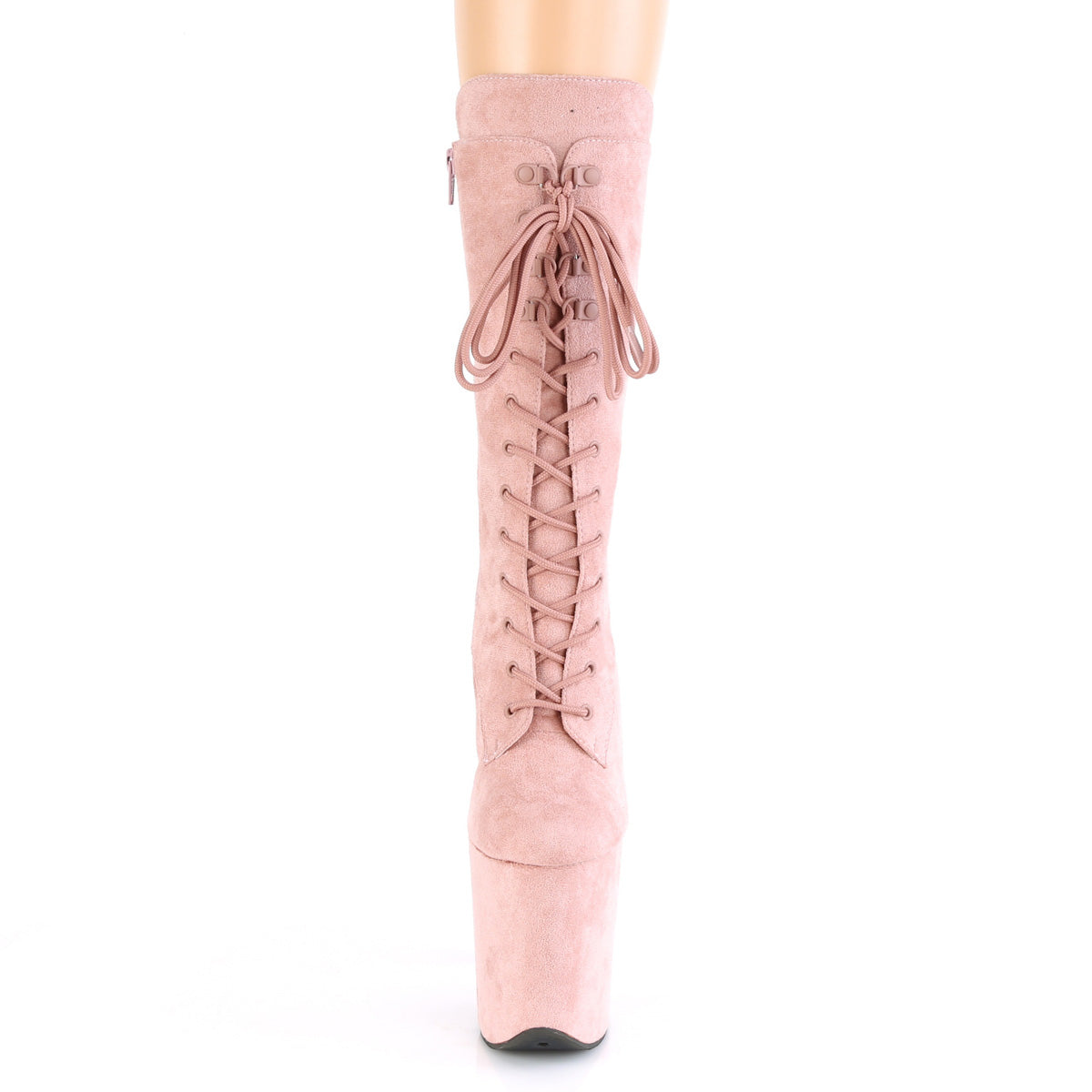 Pleaser Stivaletti da donna FLAMINGO-1050FS Dusty Blush F. Suede / polveroso Blush f.Suede