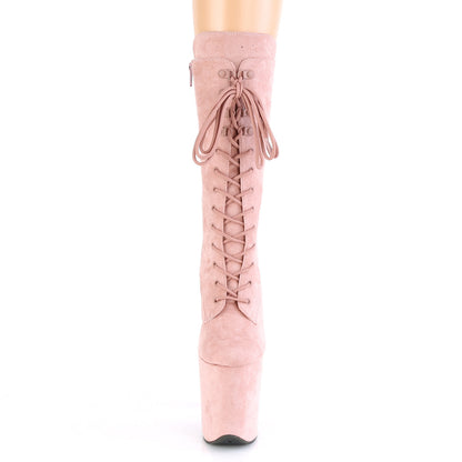 Pleaser Stivaletti da donna FLAMINGO-1050FS Dusty Blush F. Suede / polveroso Blush f.Suede
