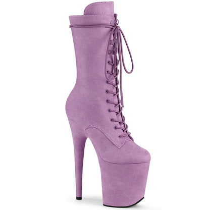 Pleaser Stivaletti da donna FLAMINGO-1050FS Lilla FAUX Suede / Lilla FAUX Suede
