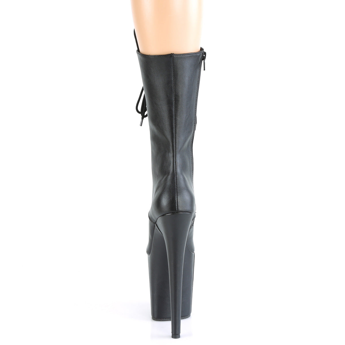 Pleaser Stivaletti da donna FLAMINGO-1050WR BLK in ecopelle / BLK Pelle ecopelle