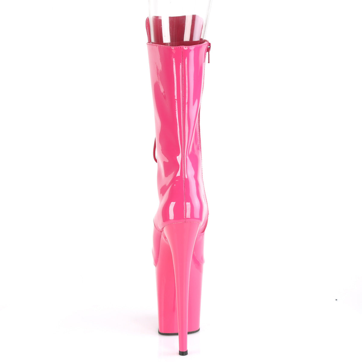 Pleaser Womens Ankle Boots FLAMINGO-1051 H. Pink Pat/H. Pink