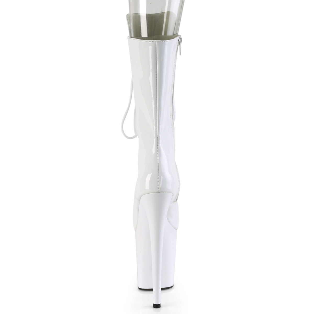 Pleaser Stivaletti da donna FLAMINGO-1051 Wht Pat / Wht