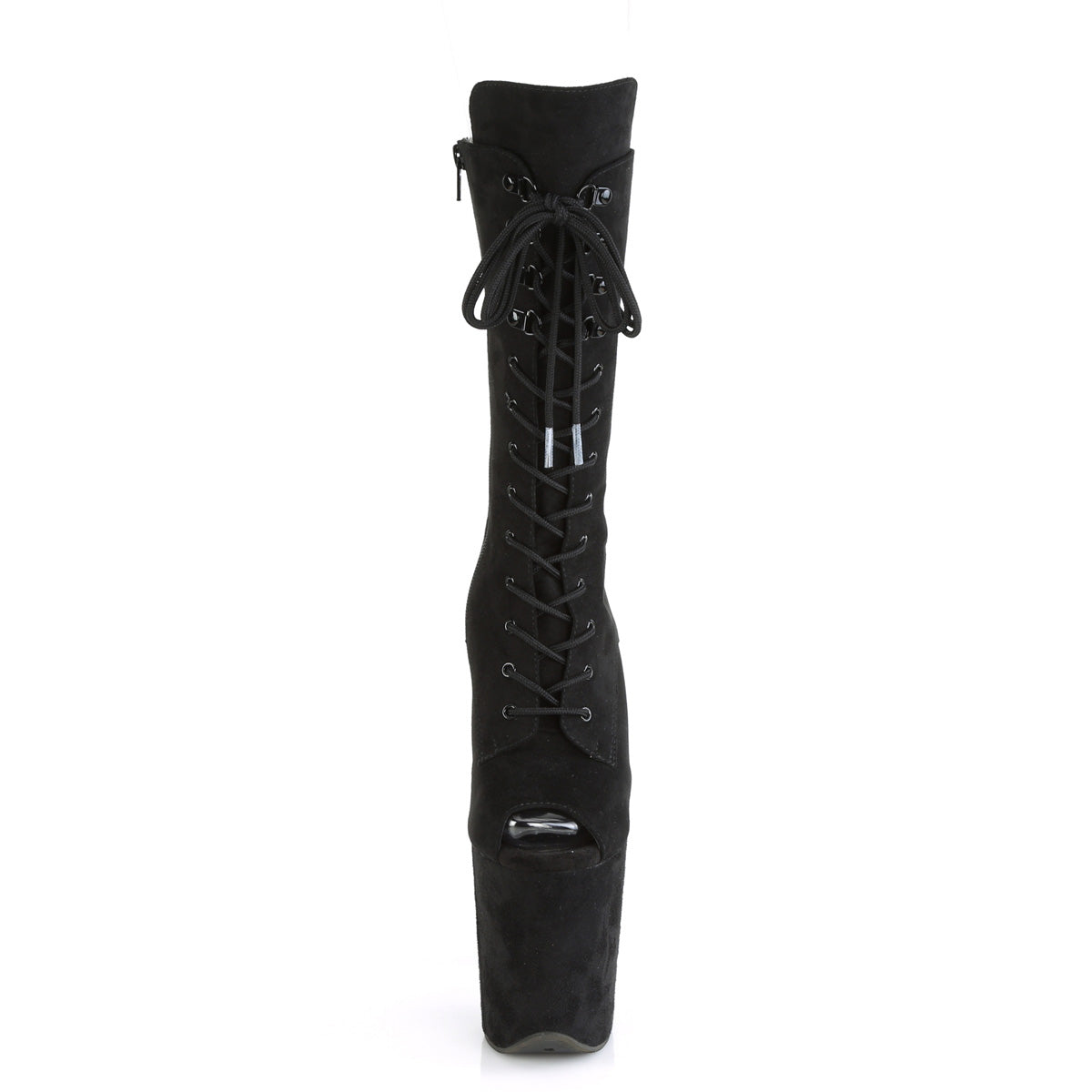 Pleaser Stivaletti da donna FLAMINGO-1051FS BLK FAUX Suede / Blk Faux Suede Suede