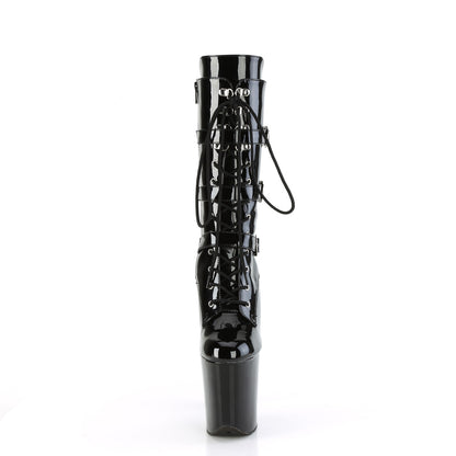 Pleaser   FLAMINGO-1053 blk pat/blk