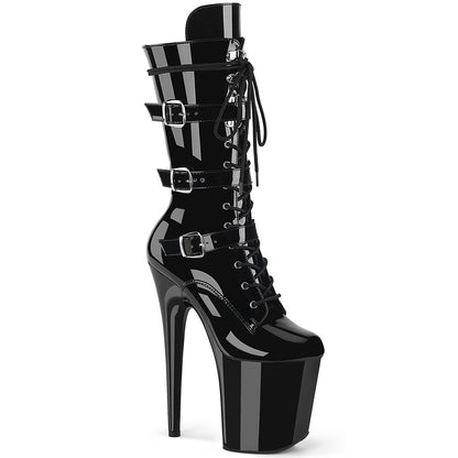 Pleaser   FLAMINGO-1053 blk pat/blk