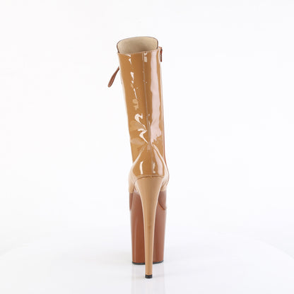 Pleaser   FLAMINGO-1054dc toffee-caramello pat/caramello da toffee