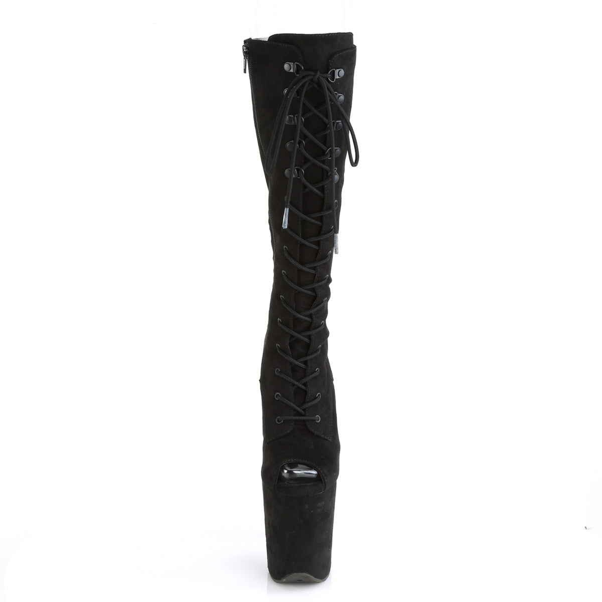 Pleaser Stivali da donna FLAMINGO-2051FS BLK FAUX Suede / Blk Faux Suede Suede
