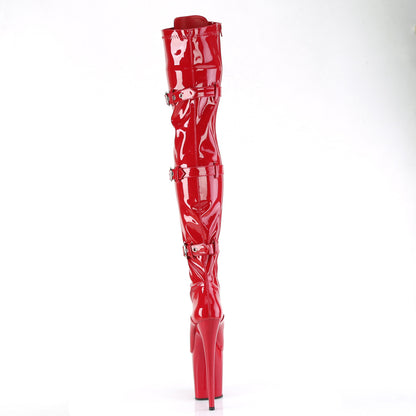 Pleaser   FLAMINGO-3028 Red Str. Pat/rosso