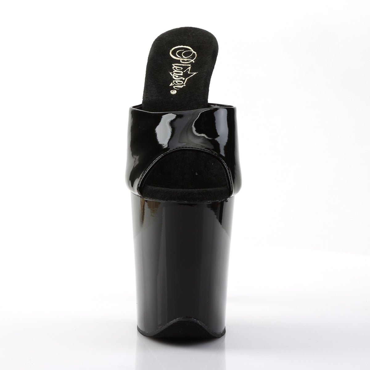 Pleaser Sandali da donna FLAMINGO-801 BLK PAT / BLK