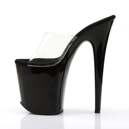 Pleaser Sandali da donna FLAMINGO-801 CLR / BLK