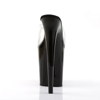 Pleaser Sandali da donna FLAMINGO-801 CLR / BLK