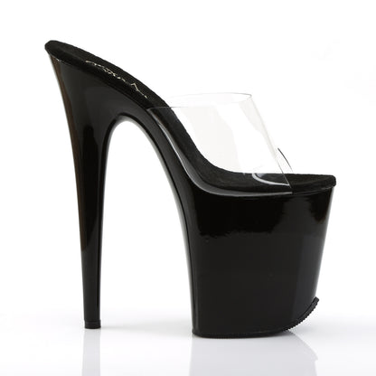 Pleaser Sandali da donna FLAMINGO-801 CLR / BLK