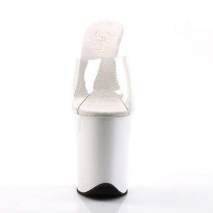 Pleaser Sandali da donna FLAMINGO-801 CLR / WHT